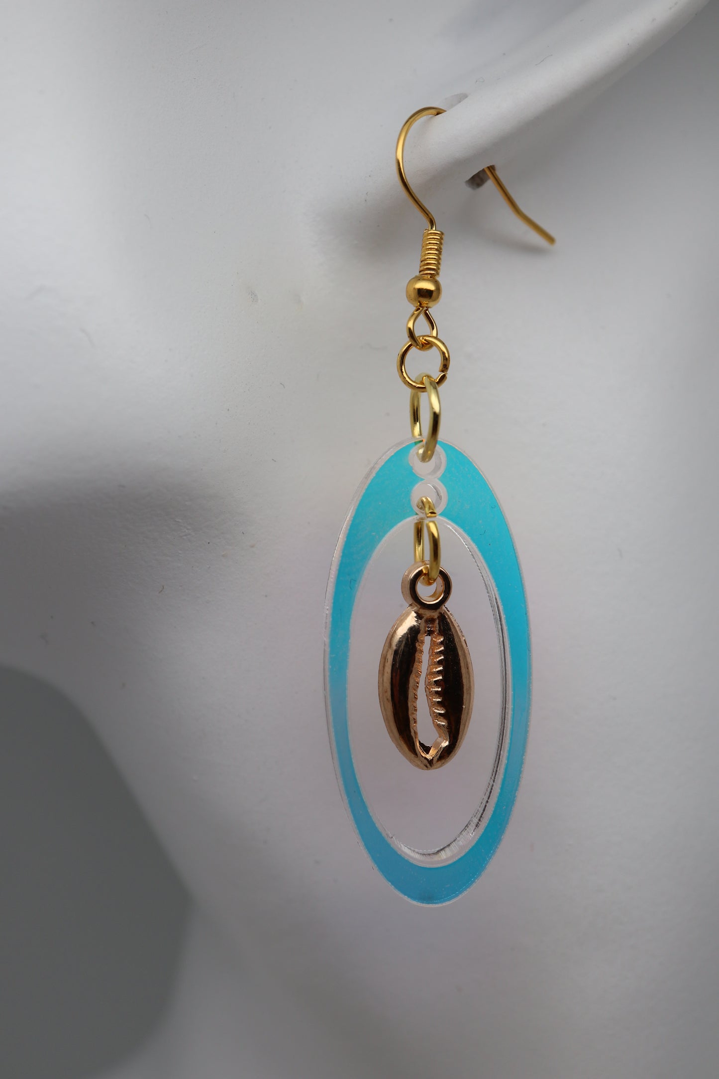 ✨🌊 StimCraft Iridescent Coffee Bean Loop Earrings 🌊✨