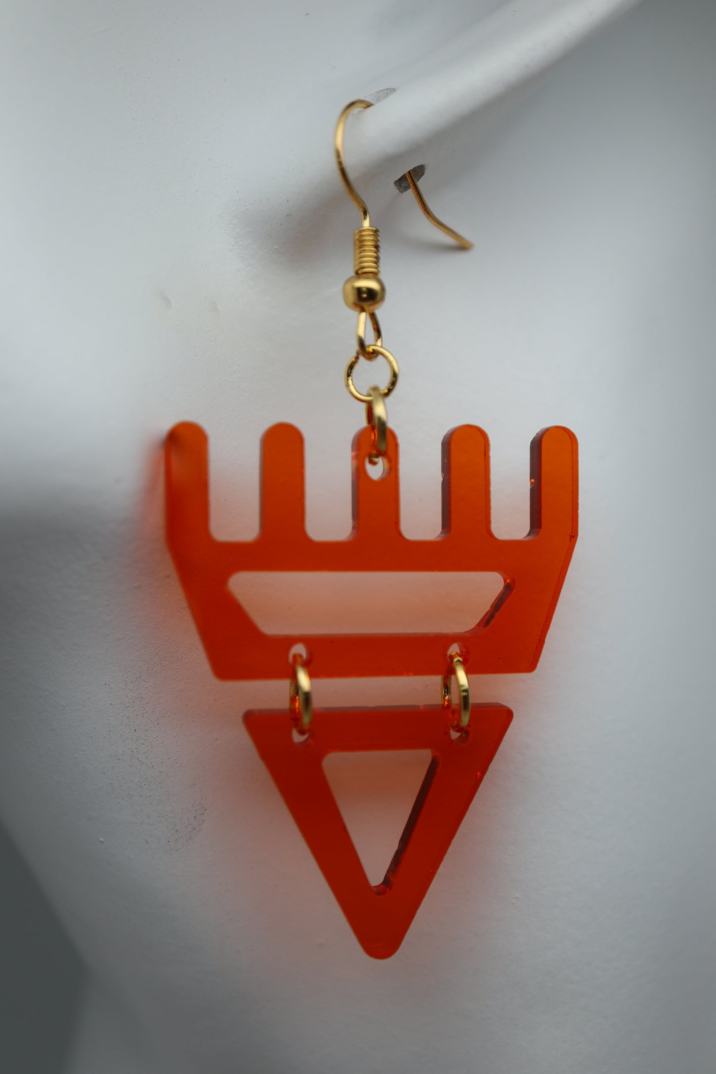 🐾Translucent Amber səxʷsuxʷ Paws – Laser-Cut Acrylic Earrings (Copy)