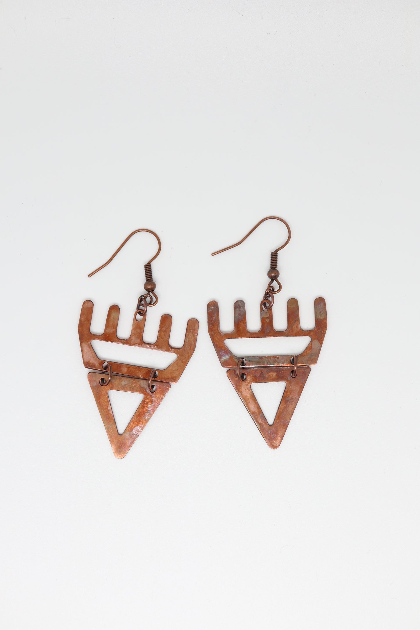 🐾 Rustic Copper səxʷsuxʷ Paws - Laser-Cut Acrylic Earrings 🐾
