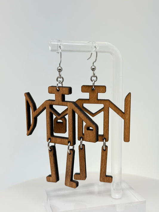 The Gunstock Birch pix̣m̓  “pehhe-m”. Hunting Earrings